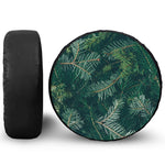 Christmas Tree Print Leather Spare Tire Cover
