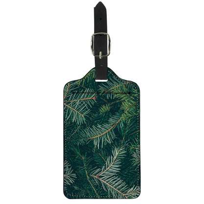 Christmas Tree Print Luggage Tag