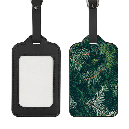 Christmas Tree Print Luggage Tag