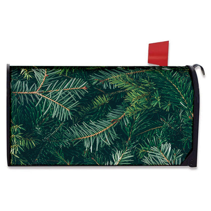 Christmas Tree Print Mailbox Cover
