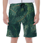 Christmas Tree Print Men's Beach Shorts