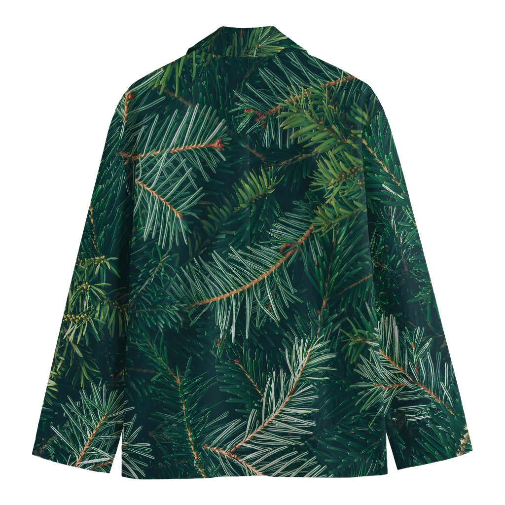 Christmas Tree Print Men's Blazer