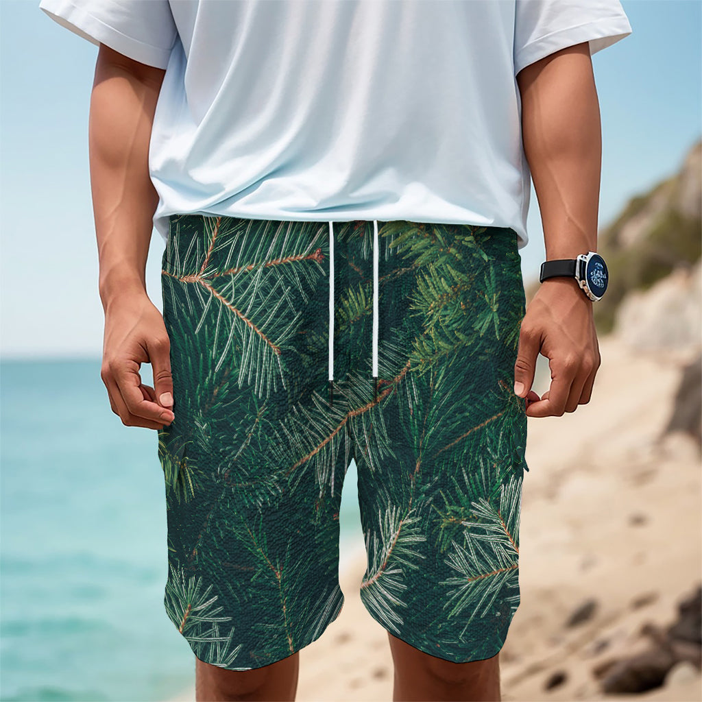 Christmas Tree Print Men's Cargo Shorts