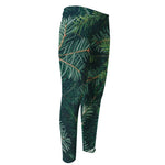 Christmas Tree Print Men's Compression Pants
