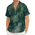 Christmas Tree Print Men's Deep V-Neck Shirt