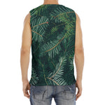 Christmas Tree Print Men's Fitness Tank Top