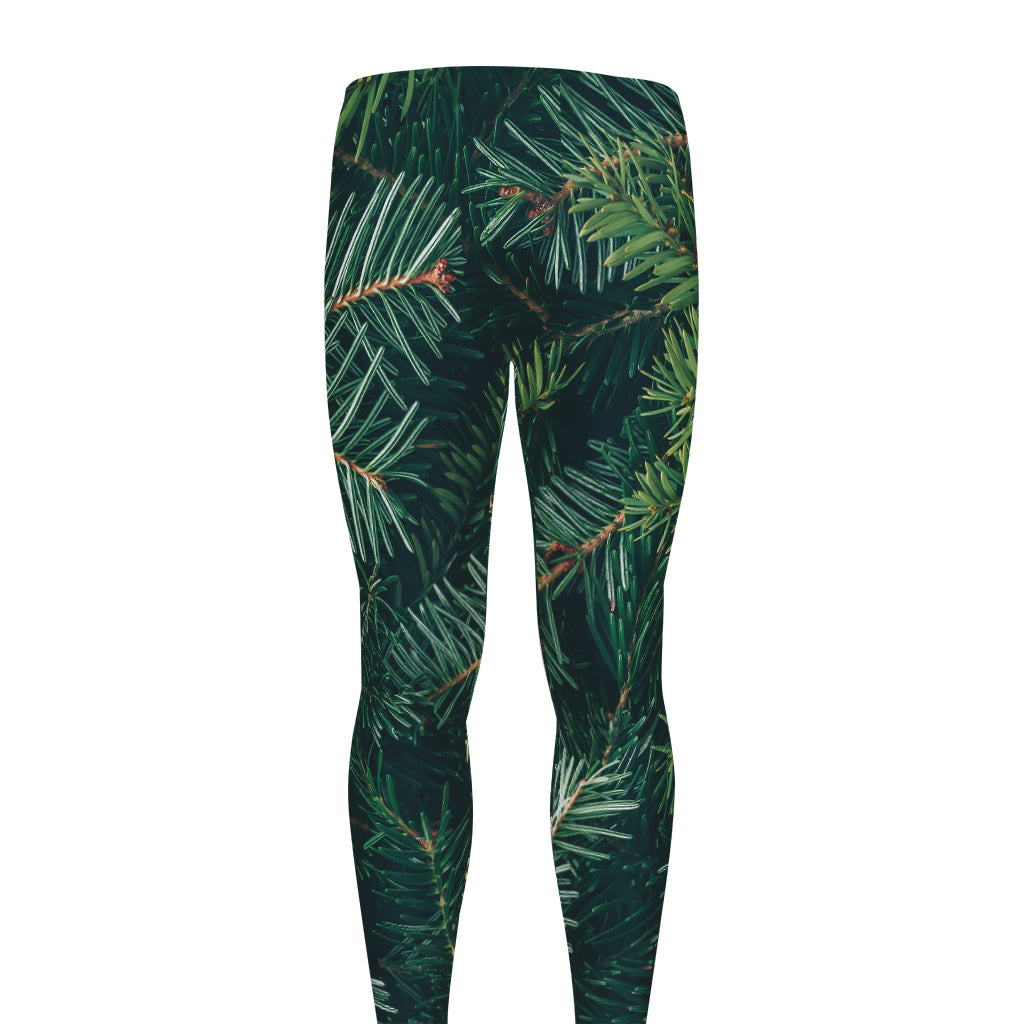 Christmas Tree Print Men's leggings