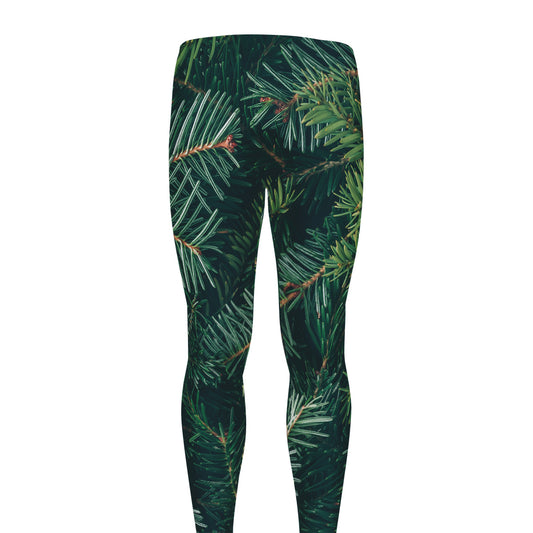 Christmas Tree Print Men's leggings