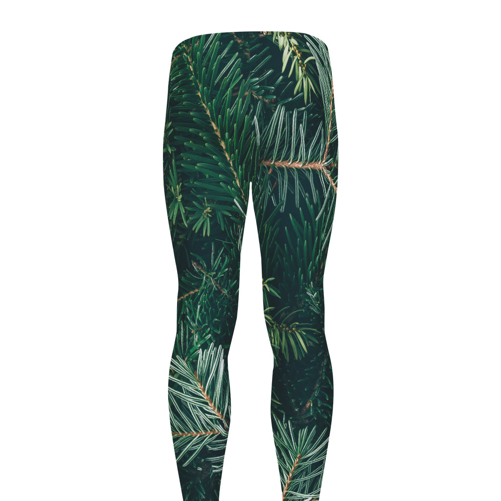 Christmas Tree Print Men's leggings