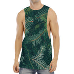 Christmas Tree Print Men's Muscle Tank Top