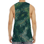 Christmas Tree Print Men's Muscle Tank Top
