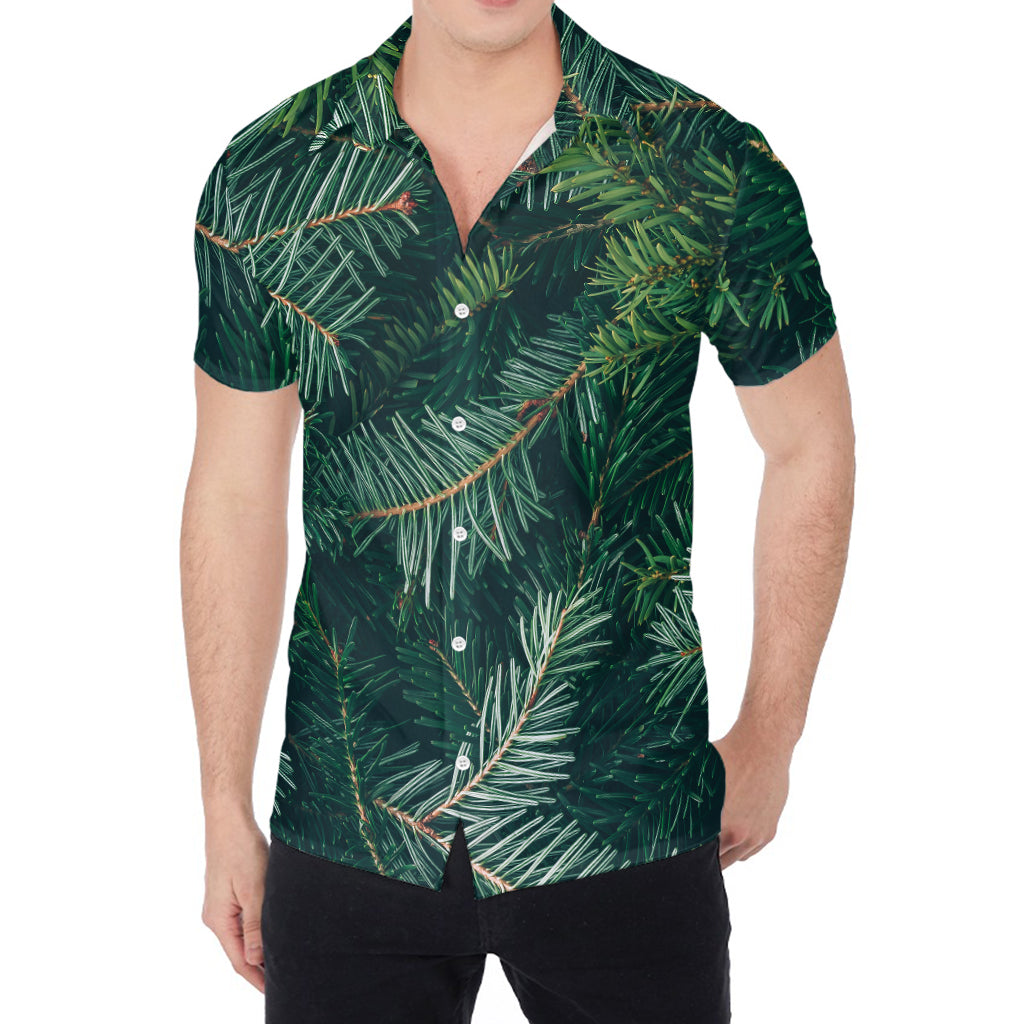 Christmas Tree Print Men's Shirt
