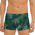 Christmas Tree Print Men's Short Boxer Briefs