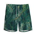 Christmas Tree Print Men's Athletic Shorts