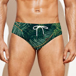 Christmas Tree Print Men's Swim Briefs