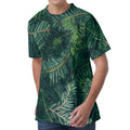 Christmas Tree Print Men's Velvet T-Shirt