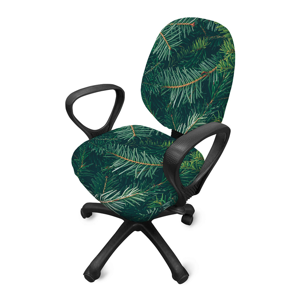 Christmas Tree Print Office Chair Cover