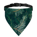 Christmas Tree Print Over The Collar Dog Bandana