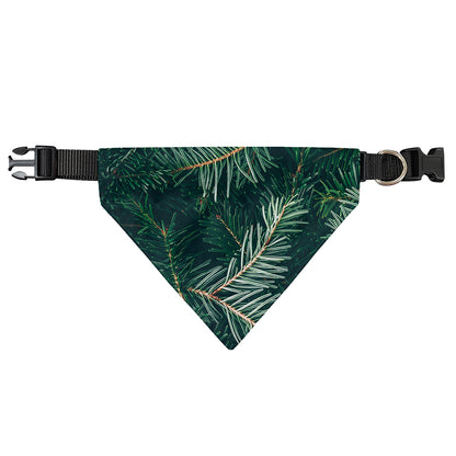 Christmas Tree Print Over The Collar Dog Bandana