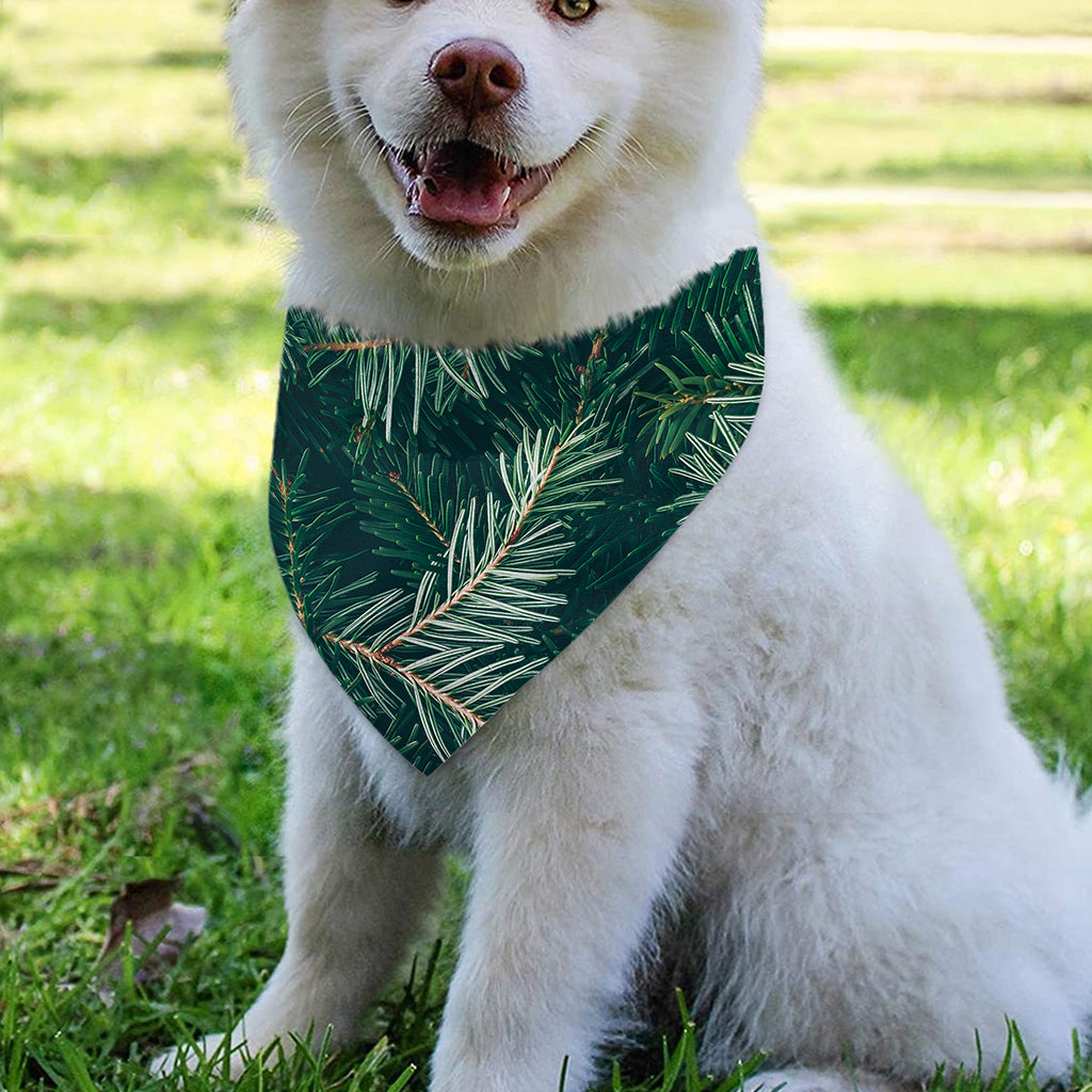 Christmas Tree Print Over The Collar Dog Bandana