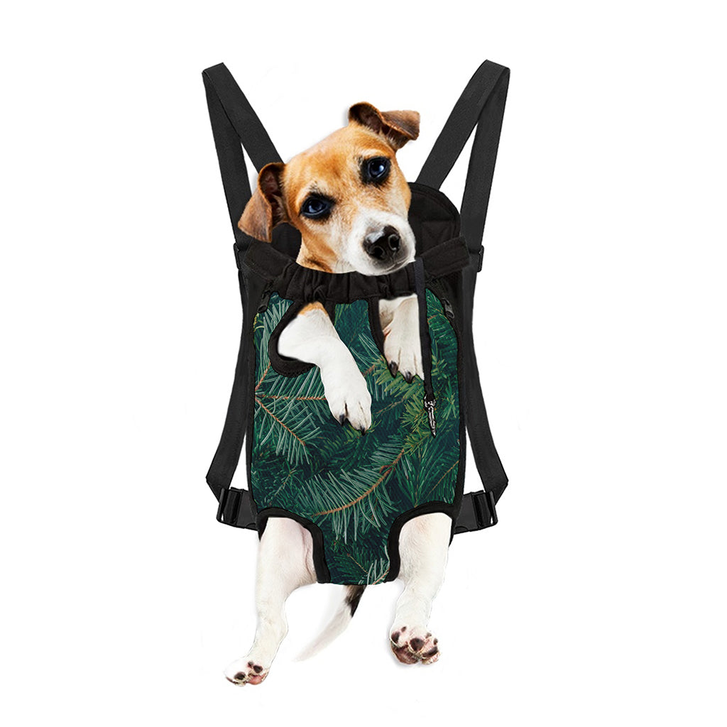Christmas Tree Print Pet Carrier Backpack