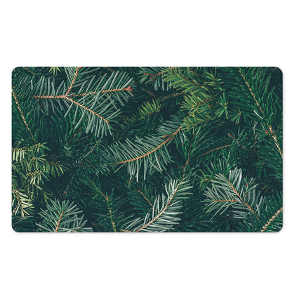 Christmas Tree Print Polyester Doormat
