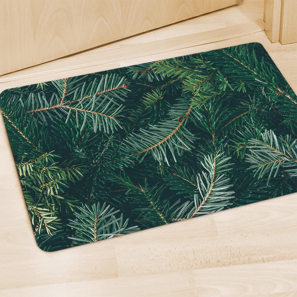 Christmas Tree Print Polyester Doormat