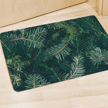 Christmas Tree Print Polyester Doormat