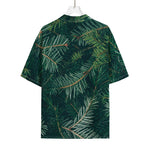 Christmas Tree Print Rayon Hawaiian Shirt