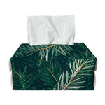 Christmas Tree Print Rectangle Tissue Box Cover