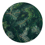 Christmas Tree Print Round Blanket