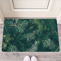 Christmas Tree Print Rubber Doormat