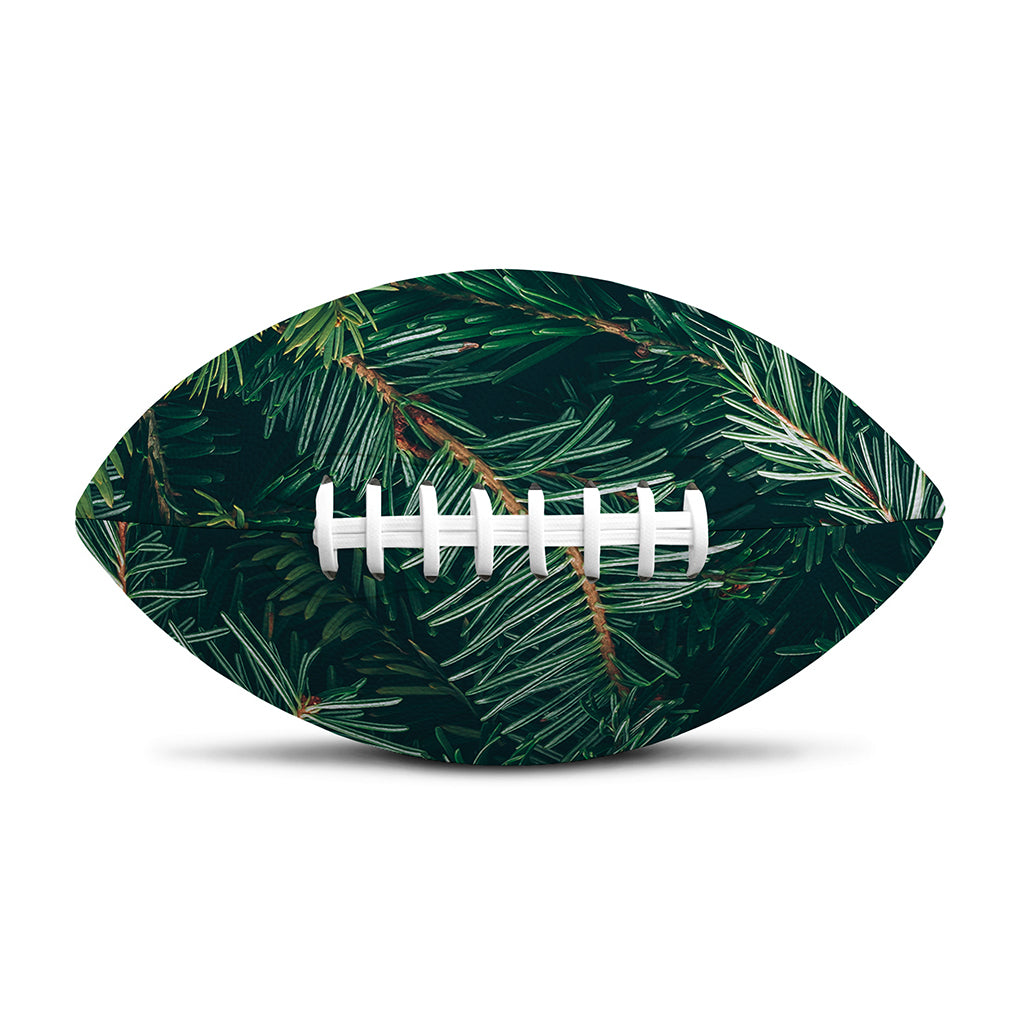 Christmas Tree Print Rugby Ball