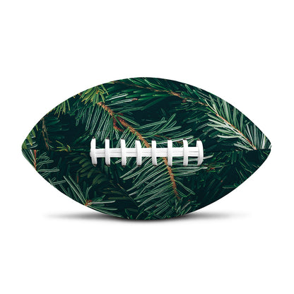 Christmas Tree Print Rugby Ball
