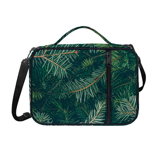 Christmas Tree Print Shoulder Strap Bible Bag