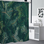 Christmas Tree Print Shower Curtain