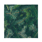 Christmas Tree Print Silk Bandana