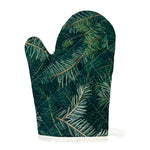 Christmas Tree Print Single Oven Mitt