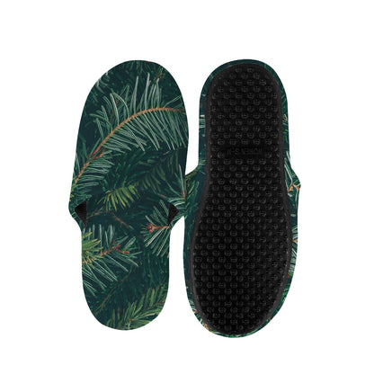 Christmas Tree Print Slippers
