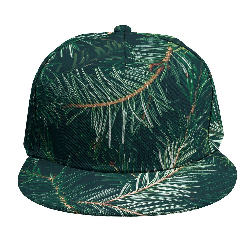Christmas Tree Print Snapback Cap