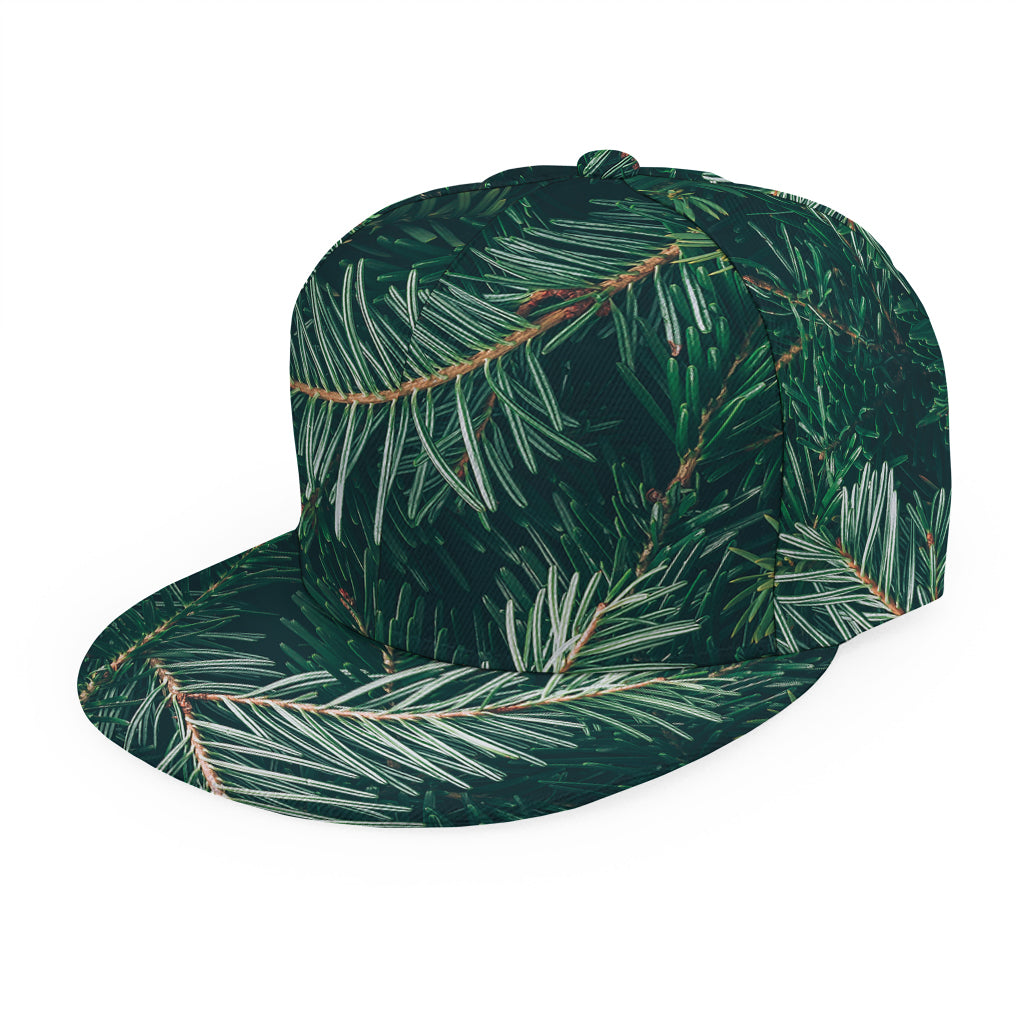 Christmas Tree Print Snapback Cap