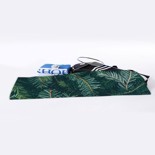 Christmas Tree Print Sports Towel