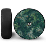 Christmas Tree Print Tire Cover With Camera Hole