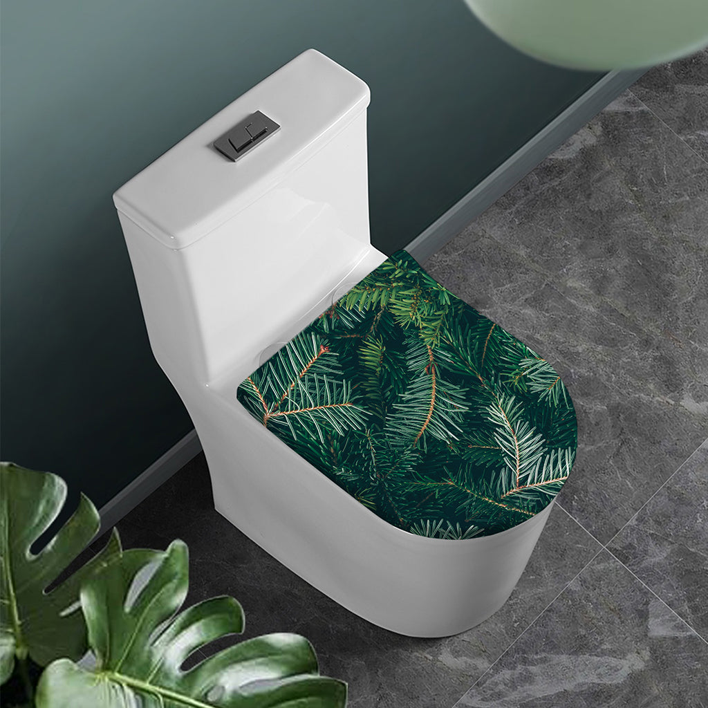 Christmas Tree Print Toilet Lid Cover
