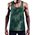 Christmas Tree Print Men's Workout Tank Top