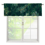 Christmas Tree Print Window Valance