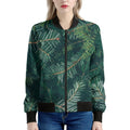 Christmas Tree Print Women's Bomber Jacket