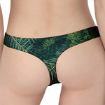 Christmas Tree Print Women's Thong