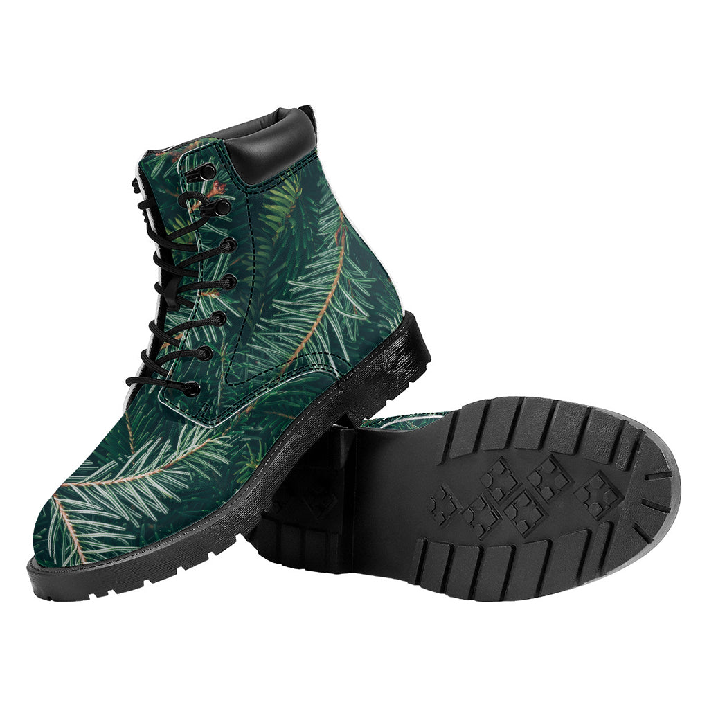 Christmas Tree Print Work Boots