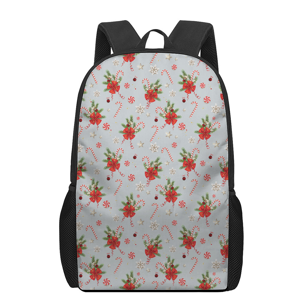 Christmas Winter Holiday Pattern Print 17 Inch Backpack